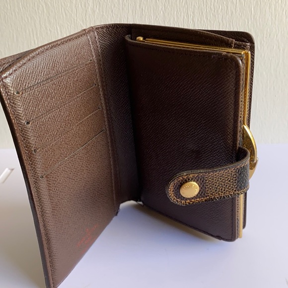 LV Damier Ebene Kisslock Wallet - Picture 8 of 14